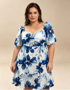 Immagine di SUMMER VISCOSE DRESS IN FLORAL PRINT
